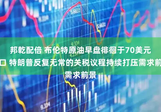 邦乾配倍 布伦特原油早盘徘徊于70美元关口 特朗普反复无常的关税议程持续打压需求前景